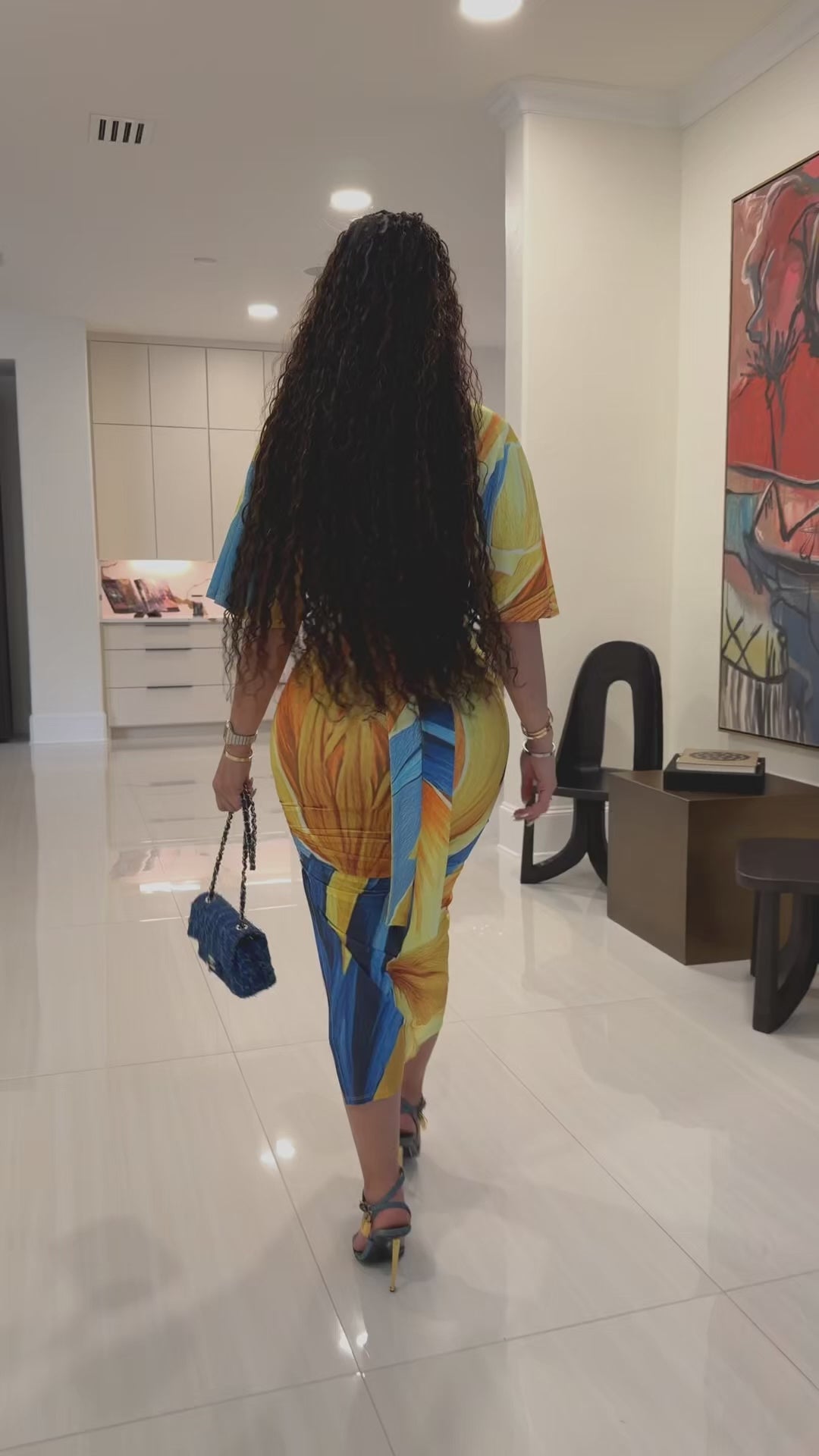 Zazu (Yellow/Blue Skirt Set)