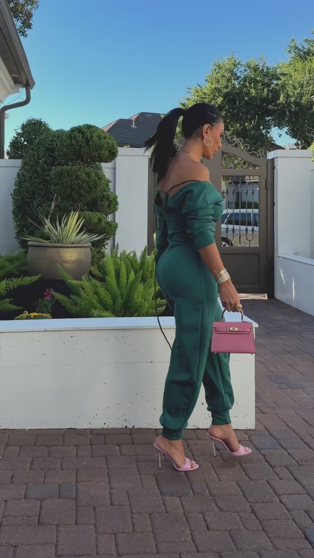 Alessandra (Green Jumpsuit)