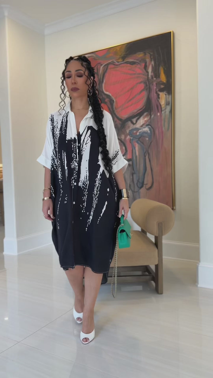 Evolution (Ivory/Black Dress)