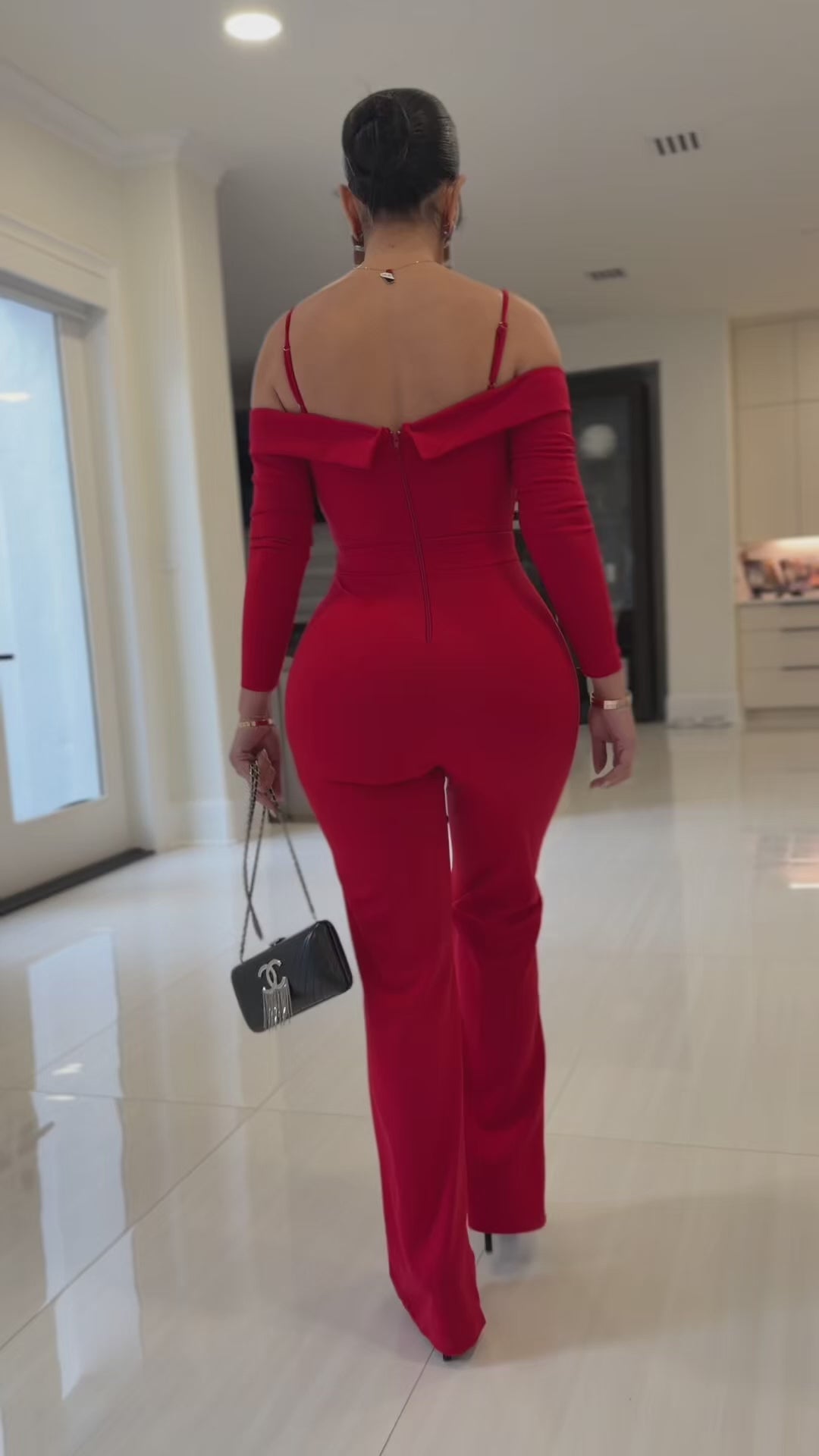 James (Red Jumpsuit) ALL SALE ITEMS ARE A FINAL SALE NO EXCHANGE