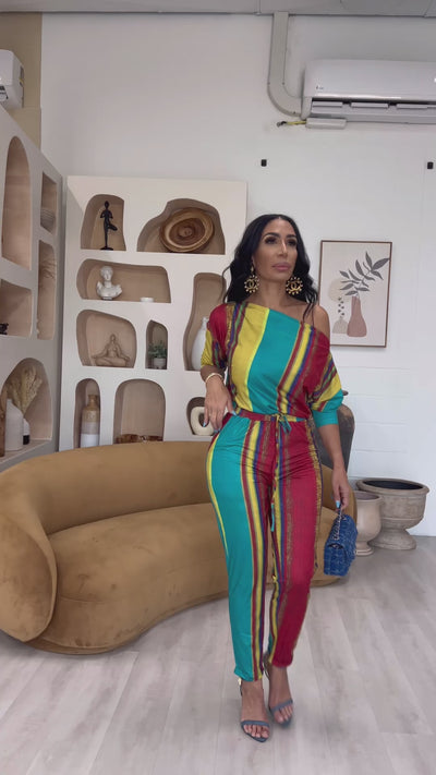Penny (Multi Color Jumpsuit)
