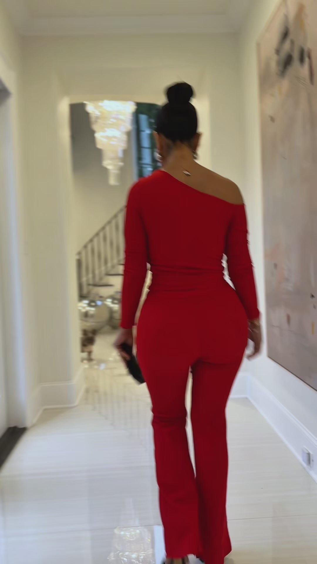 Tago (Red Pant Set) ALL SALE ITEMS ARE A FINAL SALE NO EXCHANGE