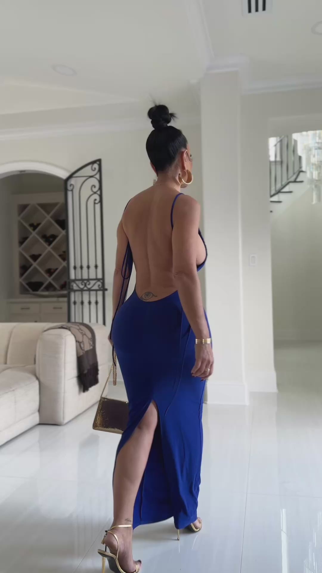 Lucas (Royal Blue Maxi Dress)