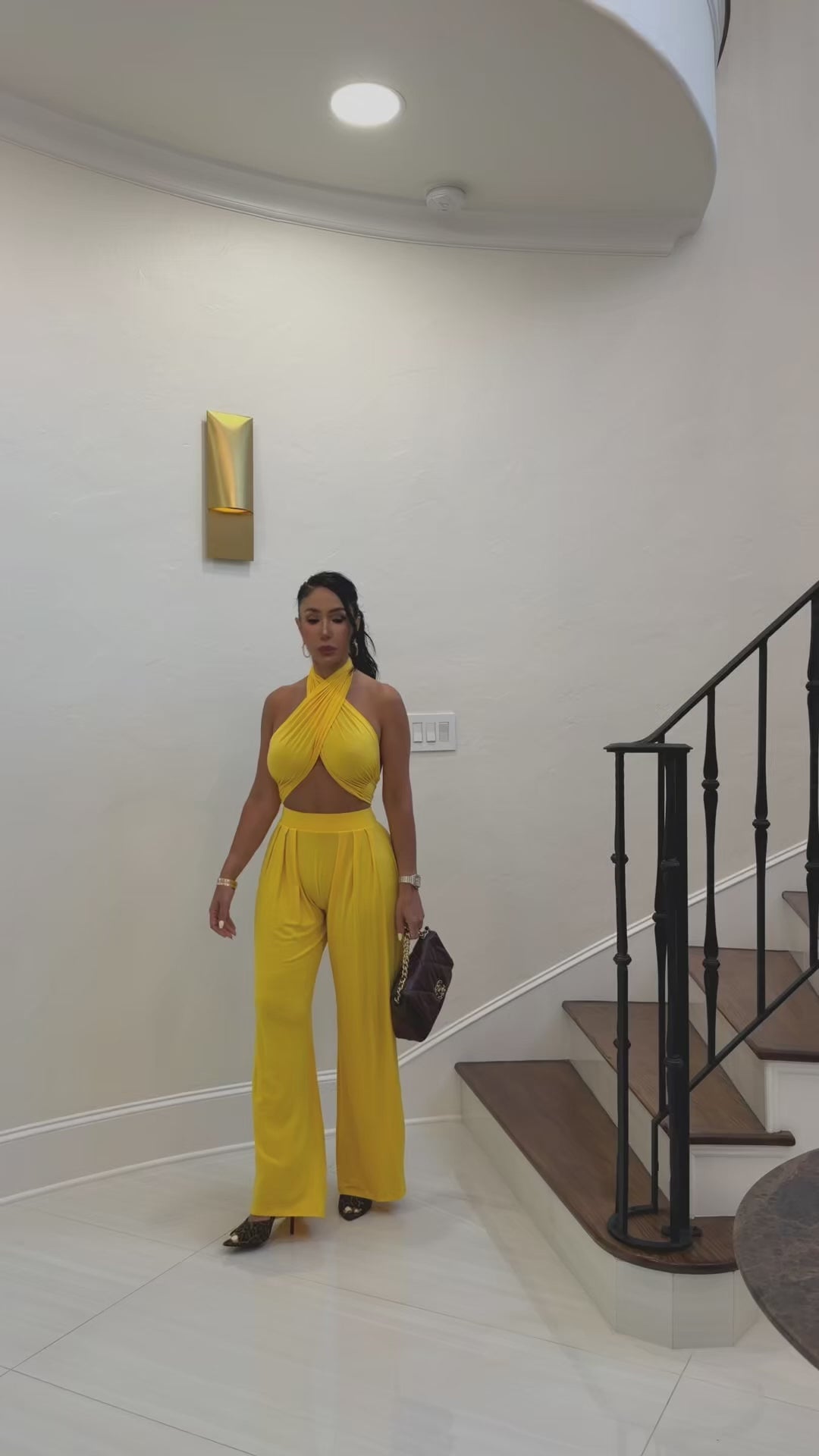 Frankie (Yellow Pant Set)