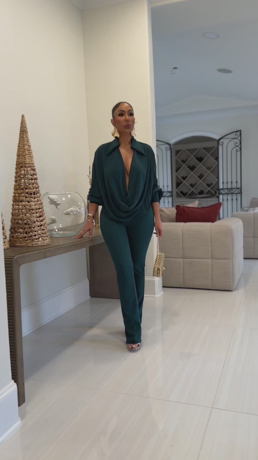 Marzelle (Hunter Green Jumpsuit)