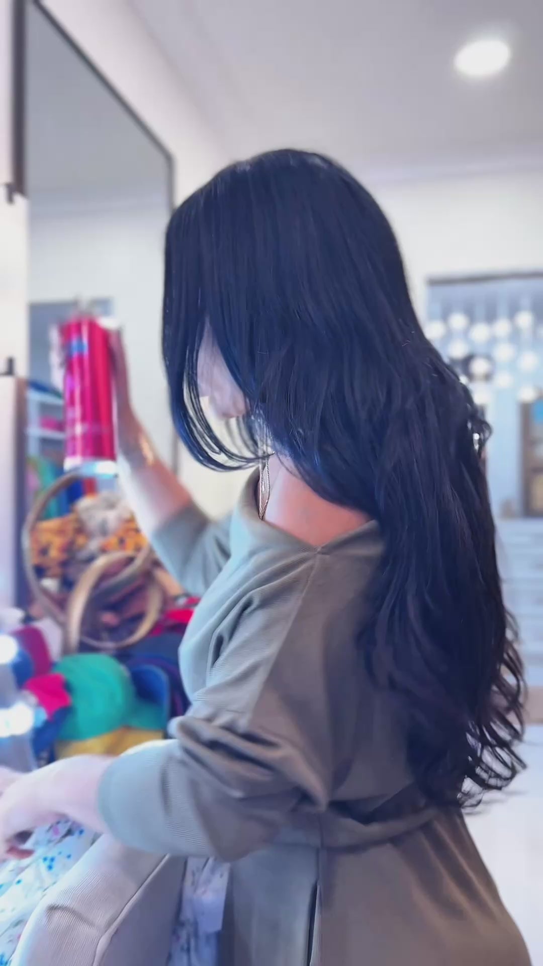 Byrd (Olive Knit Midi Dress)