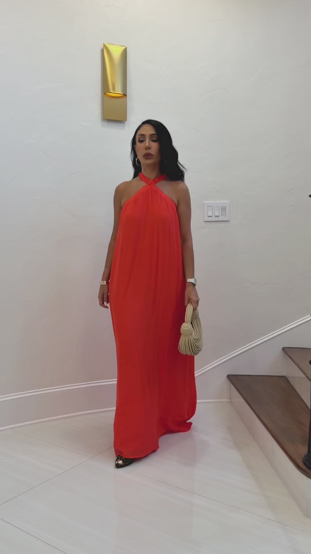 Zeus (Coral Maxi Dress)