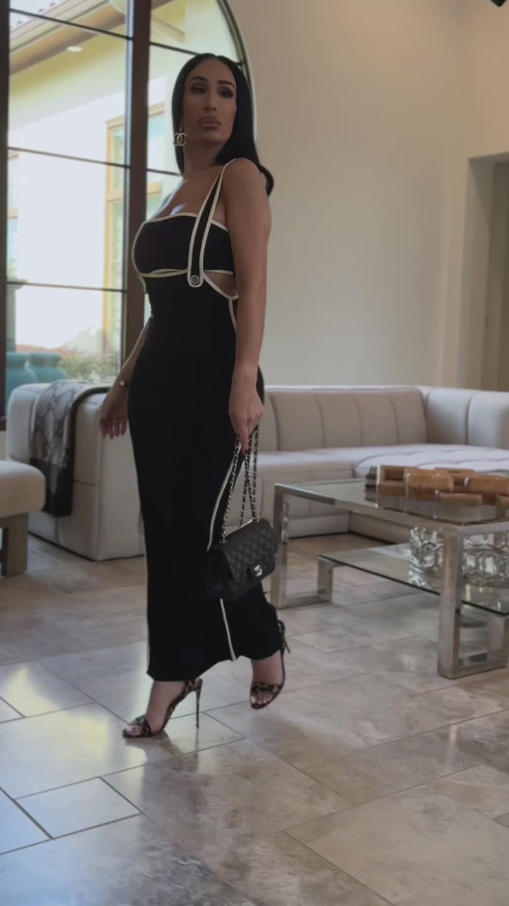 Adalynn (Black Skirt Set)
