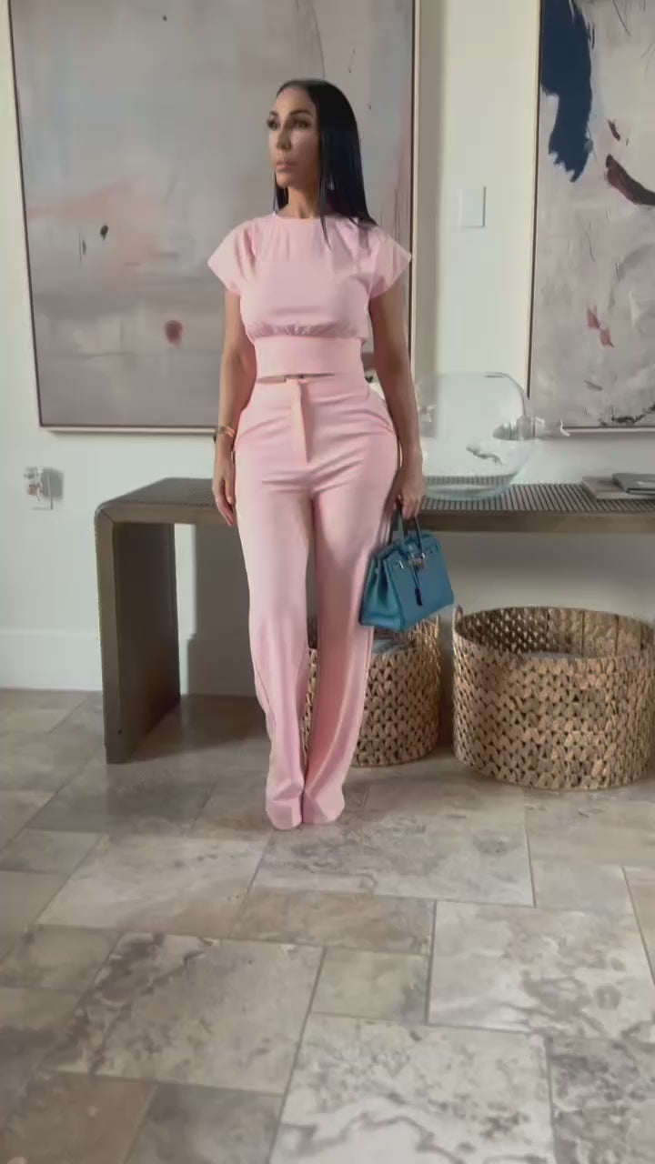 Bethany (Light Pink Pant Set) RESTOCKS 8/14