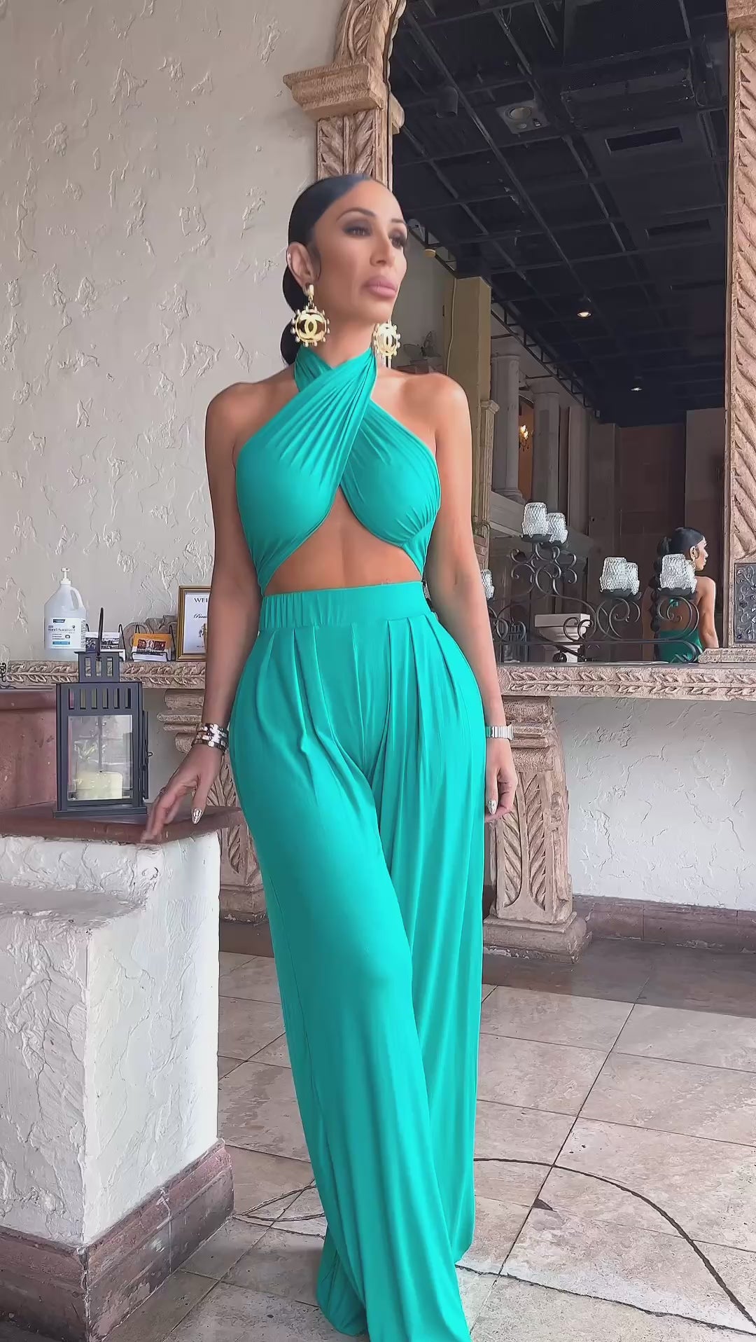 Frankie (Green Pants Set)