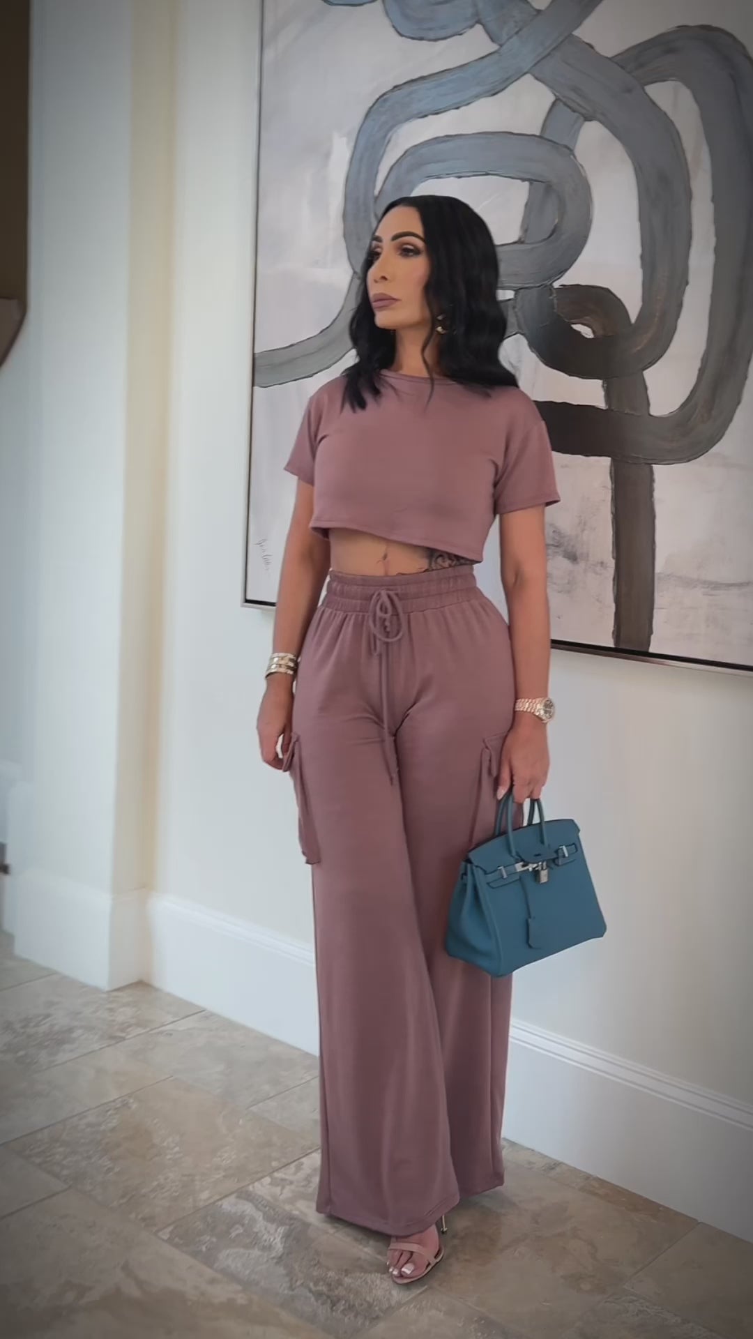 Irina (Berry Two Piece Set )