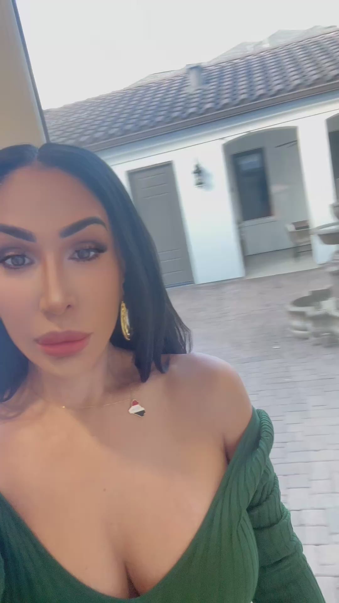 Lauren (Hunter Green Ribbed Sweater Dress)