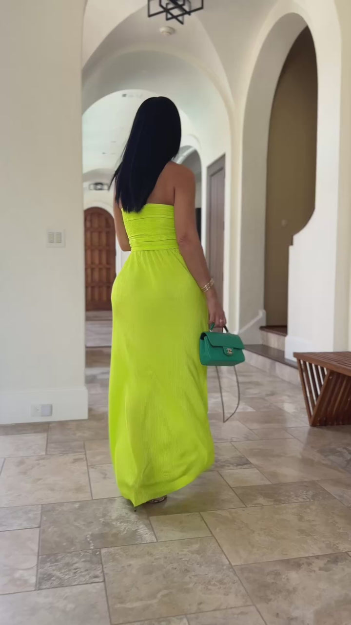 Coastal (Lime Green Dress)
