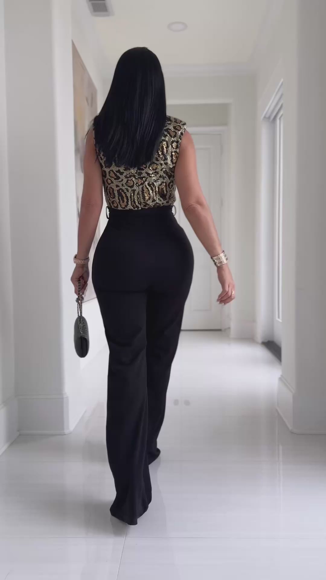 Nestle (Gold/Black Jumpsuit)