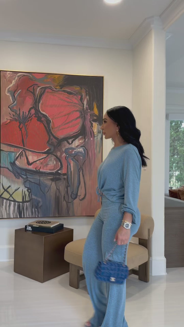 Marta Long (Blue Pant Set)